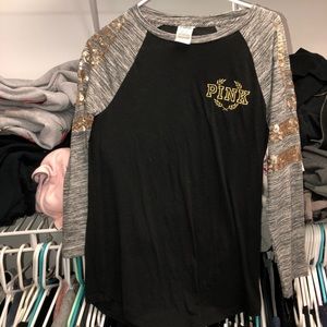 Long sleeve pink shirt